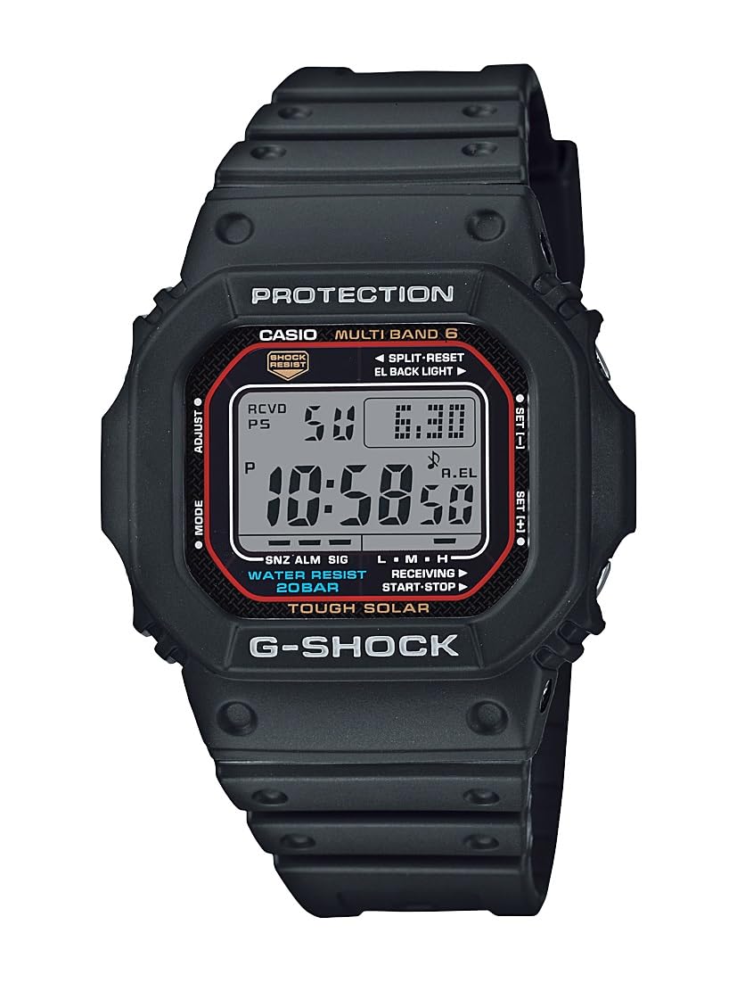 casio g-shock gwm5610-1 men39s solar black resin sport watch
