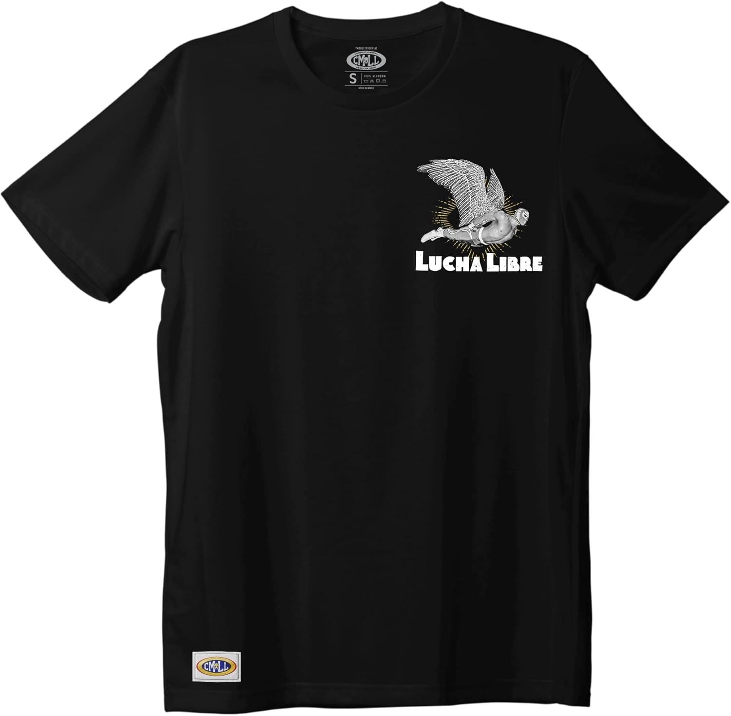 CMLL Lucha Libre T-Shirt Mexican Wrestling Vuelo Black