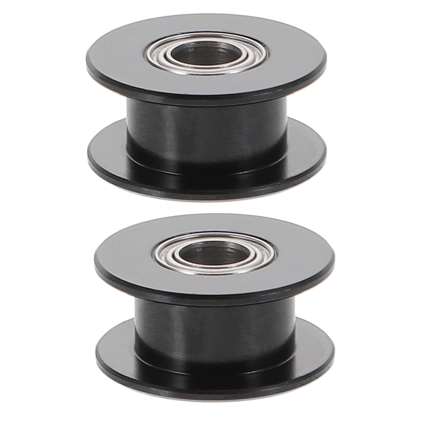 MUCKLILY 2pcs 20 20 Tooth Pulley 2gt Pulley Mechanical Timing Pulleys 3D Printer Accessories 2gt Synchronous Wheel Idler Pulley 3D Printer Pulley Timing Belt Wheel Pulley Roller Wheels Abs