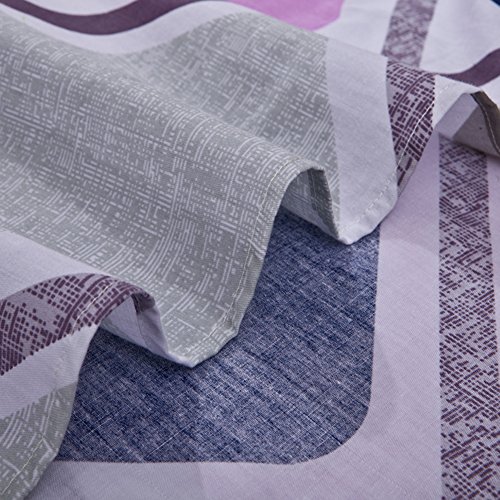 Feuilles imprimées de sergé de coton pur drap plat couverture lit 230x230