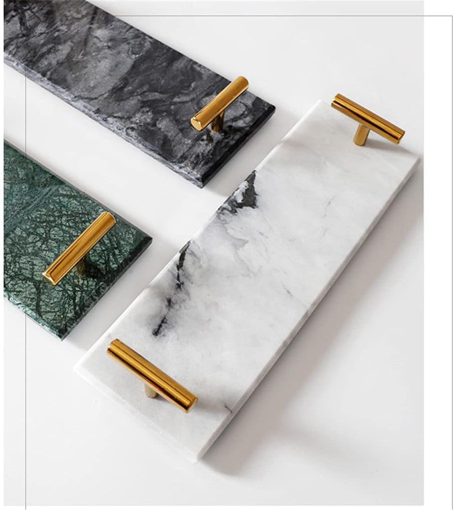 Bathtub Tray Household Nordic Marble Cosmetics Bathroom Wash Storage Tray Shelves Home Accessories Decoration Ornaments Tray,Style D