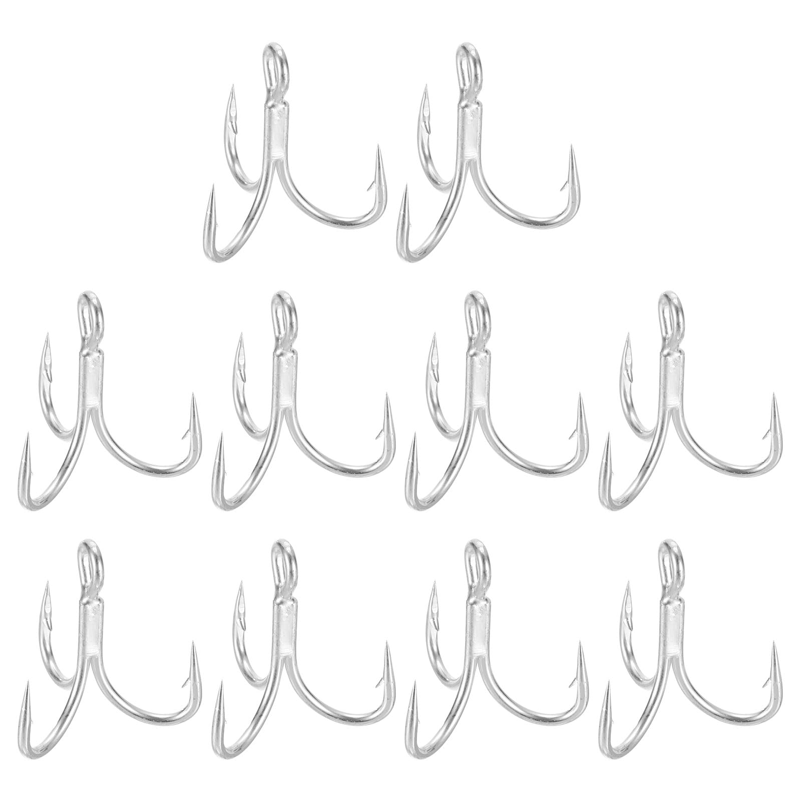 PATIKIL 2/0# Fishing Treble Hooks