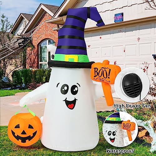 GOOSH 5 FT Halloween Inflatables Ghost の商品画像 3