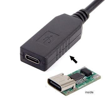 chenyang CY USB C to Rectangle ThinkPad X1 11.0 * 4.5mm Power Plug PD 65W Emulator Trigger Charge Cable