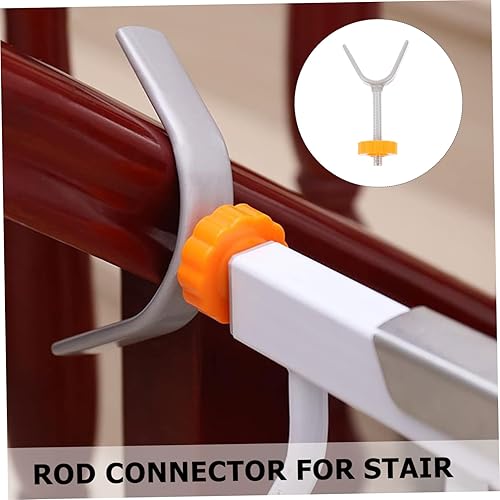 Miniatura 9 de 6 piezas de pernos superiores en forma de Y, husillo para puerta de escalera, seguridad, extensión de puerta de escalera, adaptador de pancartón,