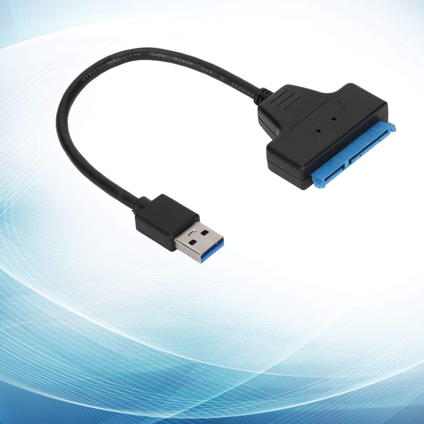 Kabel Adaptera USB3.0 na SATA, Konwerter Adaptera Dysku Twardego USB 3.0 na SATA III do 2,5-calowego Dysku Twardego SSG 3,5-calowego Dysku Twardego, do Laptopów, Tabletów, Komputerów Stacjonarnych, Te