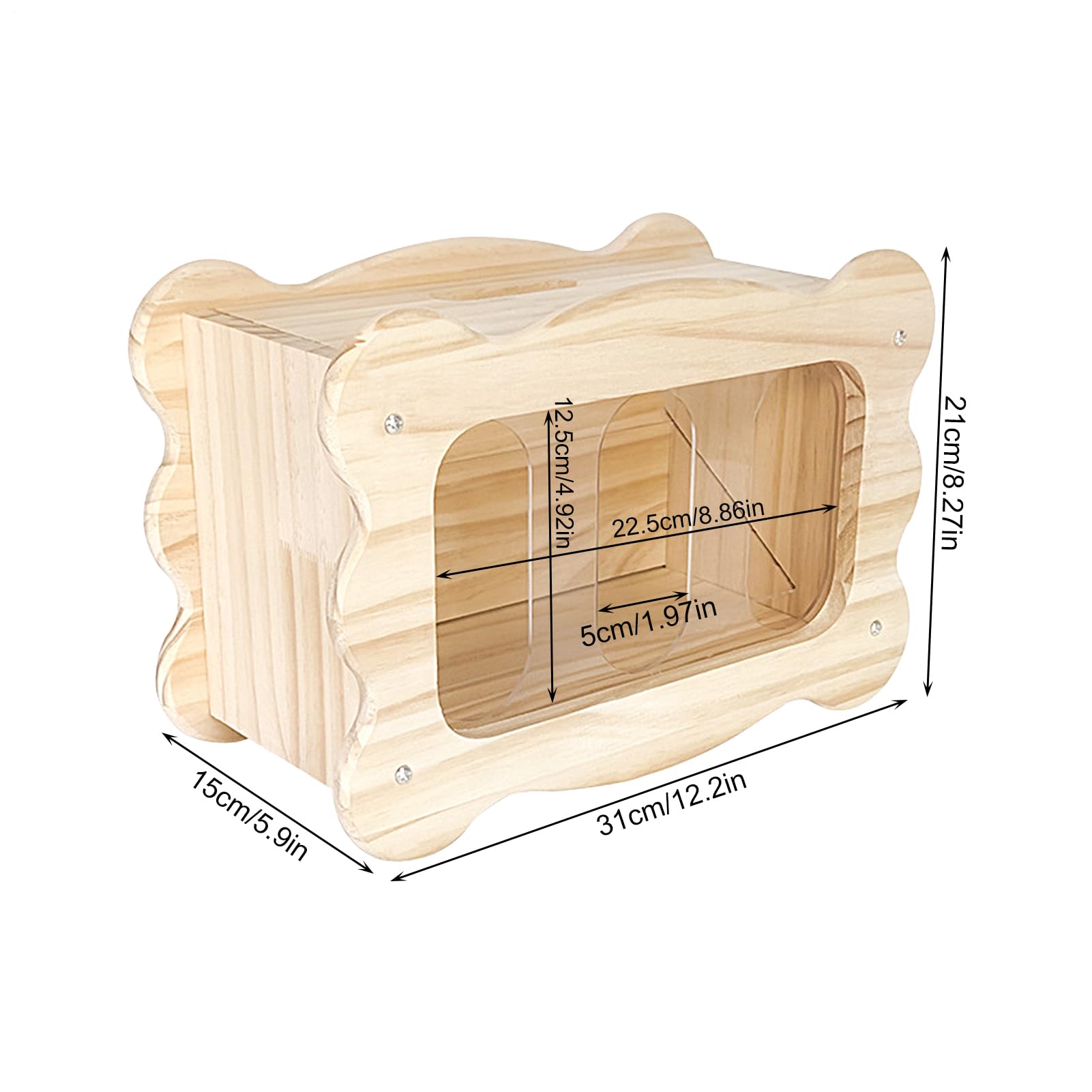 Râtelier à Foin pour Lapins Accessoires de Cage Grande Capacité pour Petits