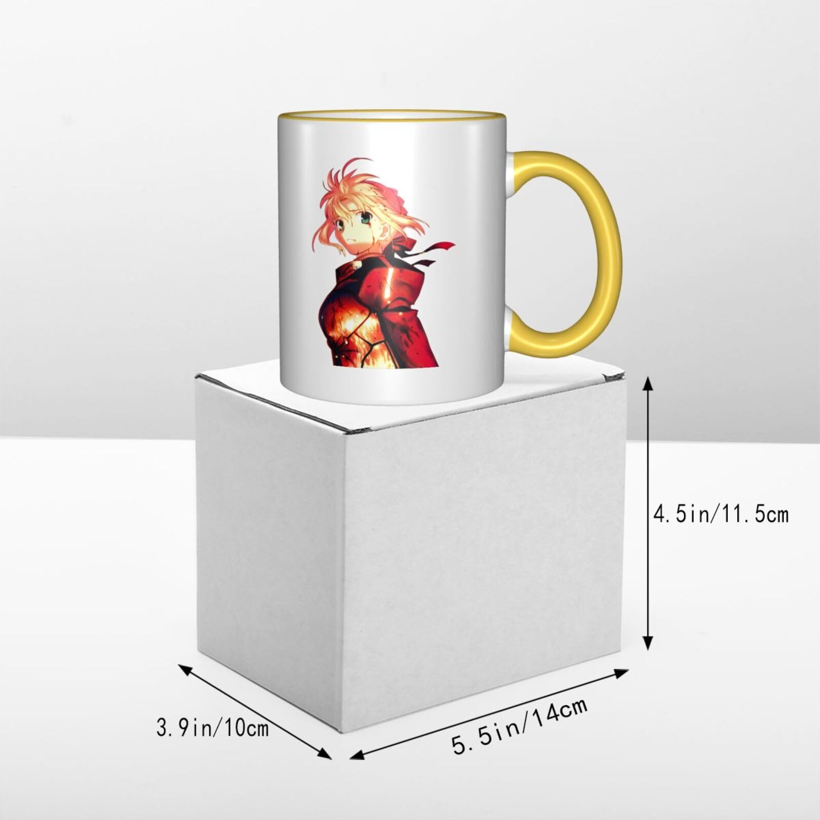 Amazon | Fate フェイト セイバーマグカップ 大容量 330ml 電子レンジ 