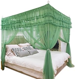 green bed tent