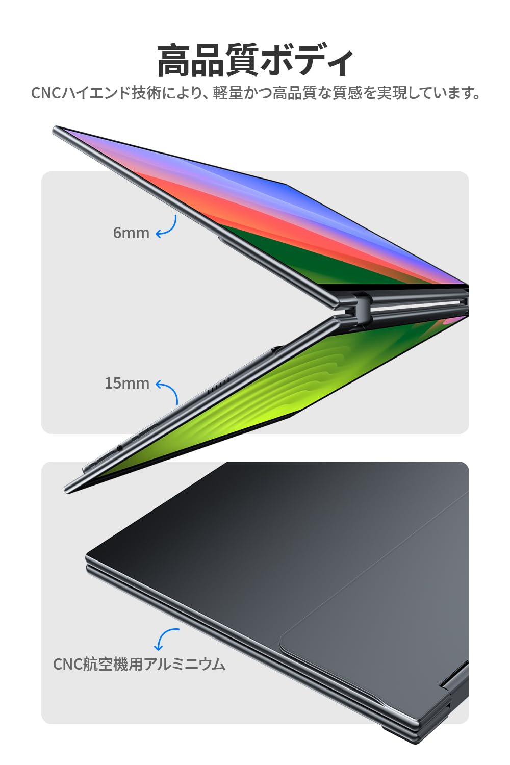 Amazon.co.jp: EHOMEWEI デュアルモニター 16インチ QLED 2.5K 
