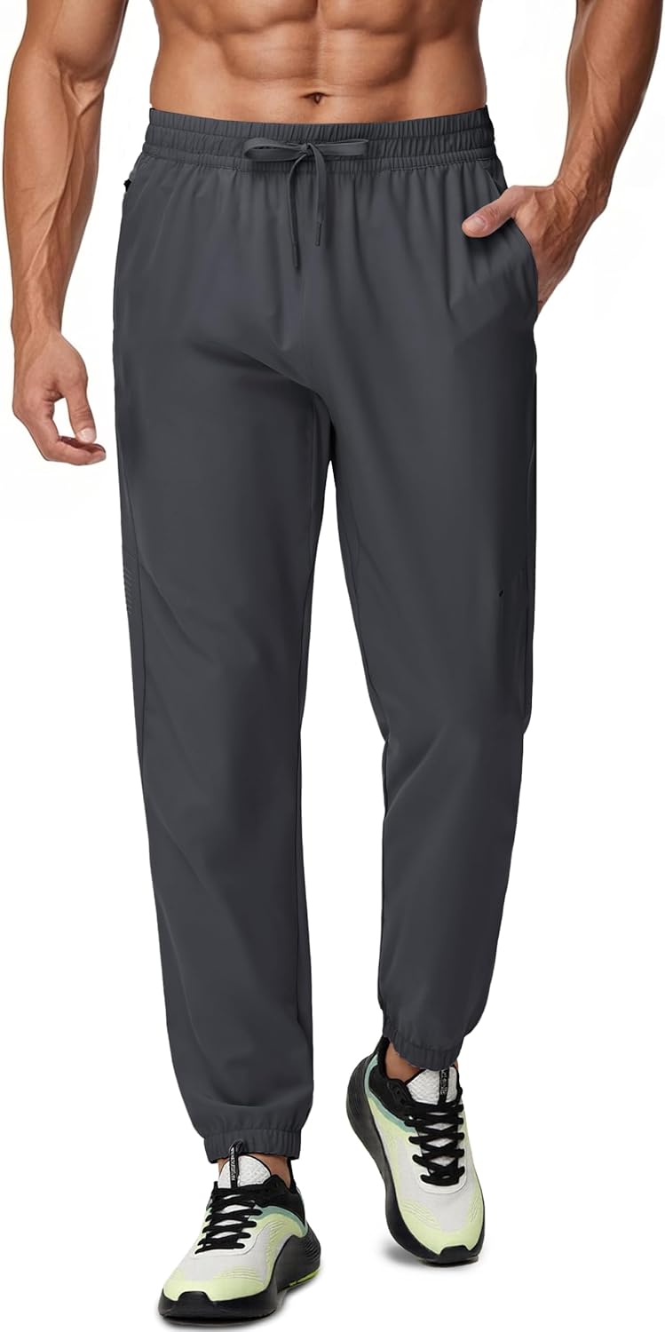 MAGCOMSEN Men's Hiking Pants Mens Lightweight Pants Quick Dry UPF 50+ Joggers Athletic Workout Travel Casual with Pocket - Image 2