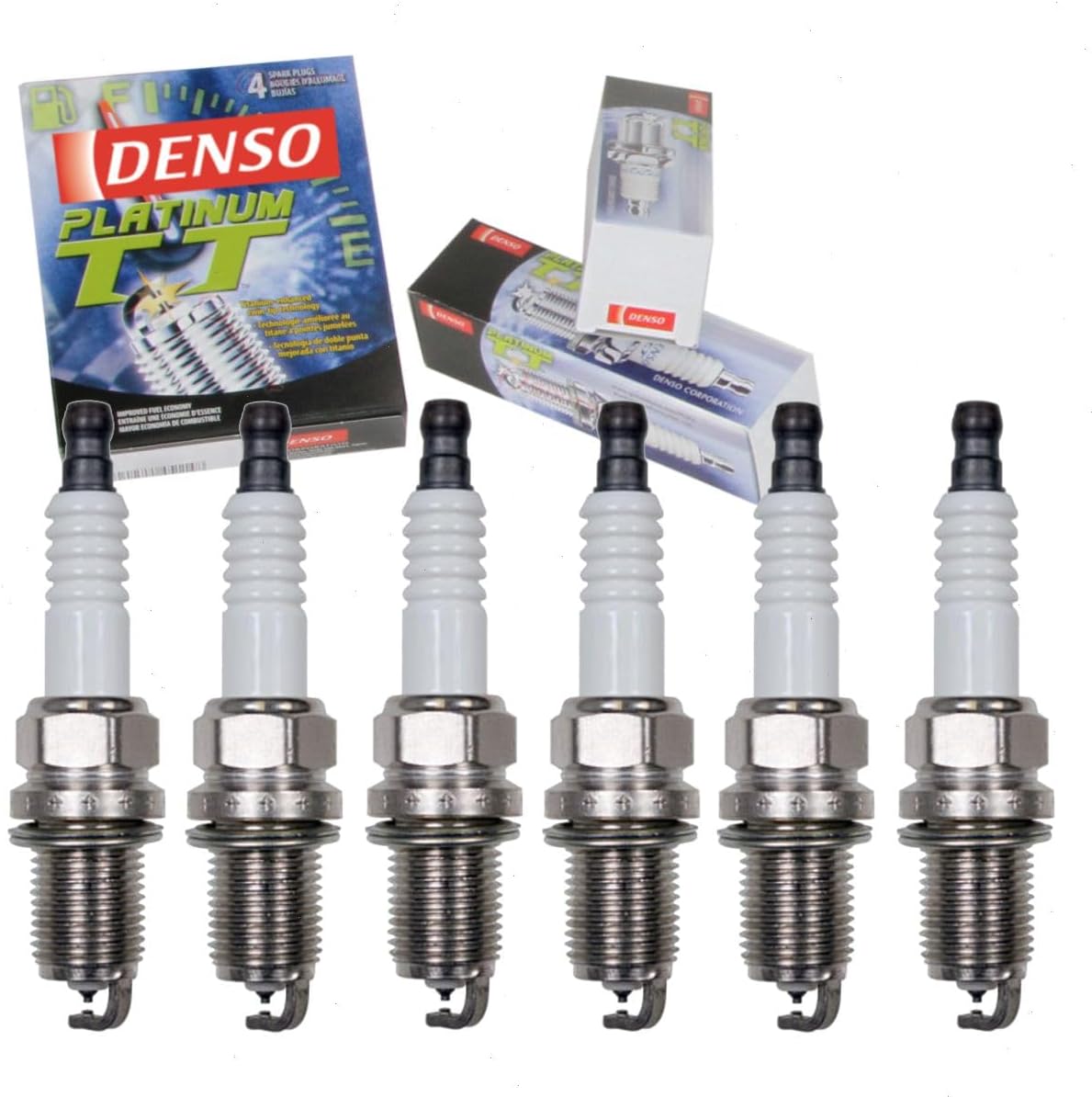 NGK Platinum Spark Plugs (Set Of 6) For 1998-2006 Toyota Sienna 3.0L 3.3L