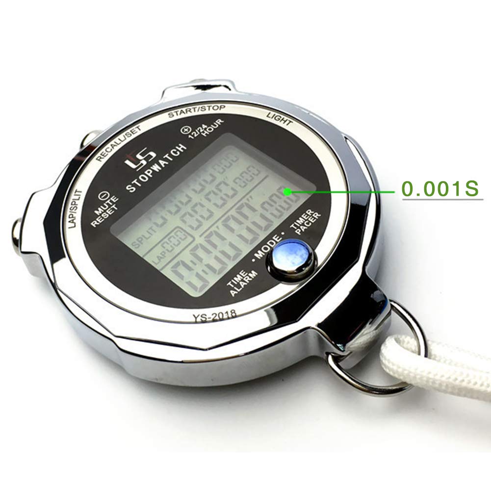 Vootnifig Chronomètre Numérique 100 Mémoires – Métronome Rétroéclairé Pour Sport & Entraînement Pro