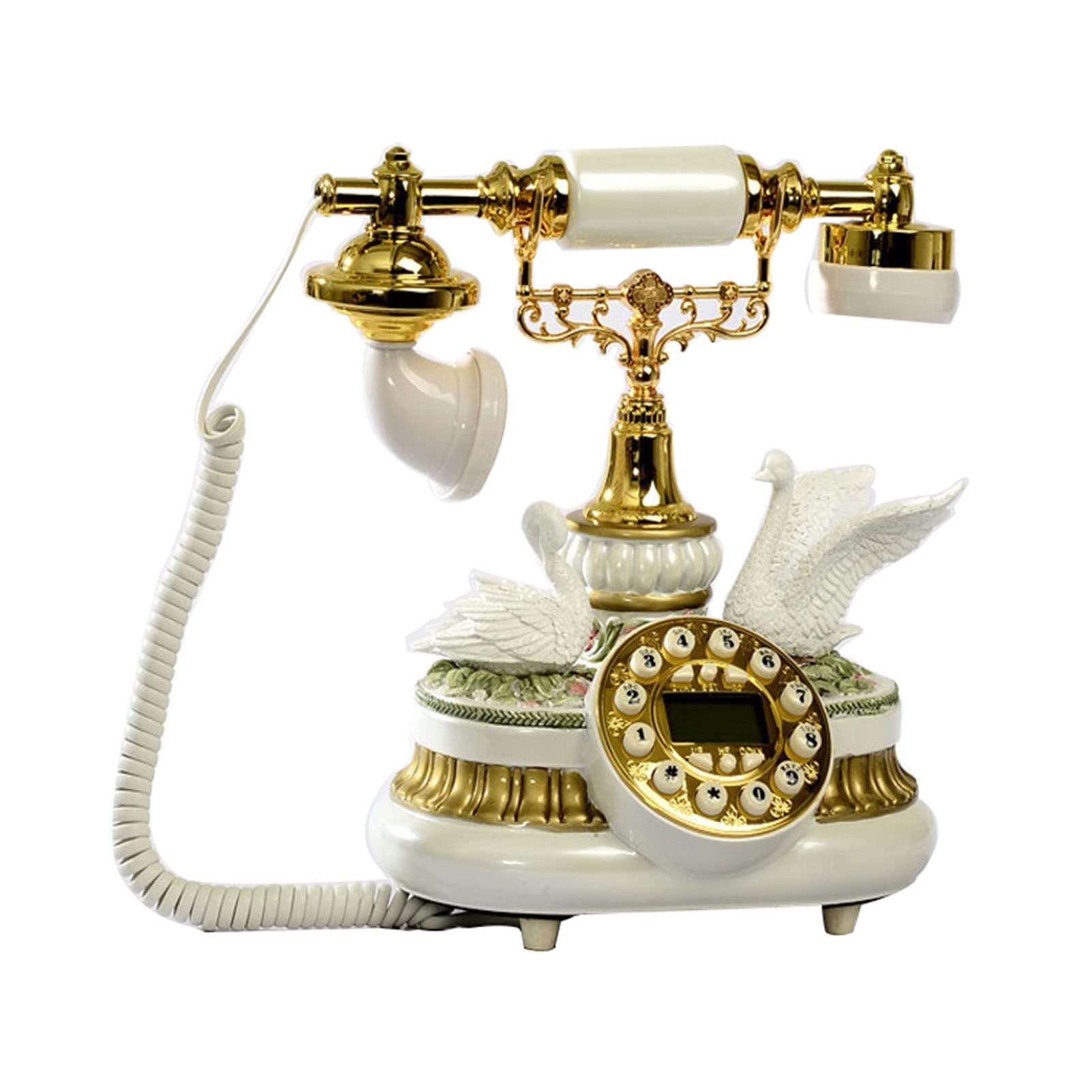 Telefono retrò Telefono Fisso Vintage con Filo Telefono Vecchio Stile per la casa in Stile Europeo con suonerie retrò