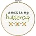 Dimensions Needlecrafts 70-74633 Say It Counted Cross Stitch Kit, Buttercup