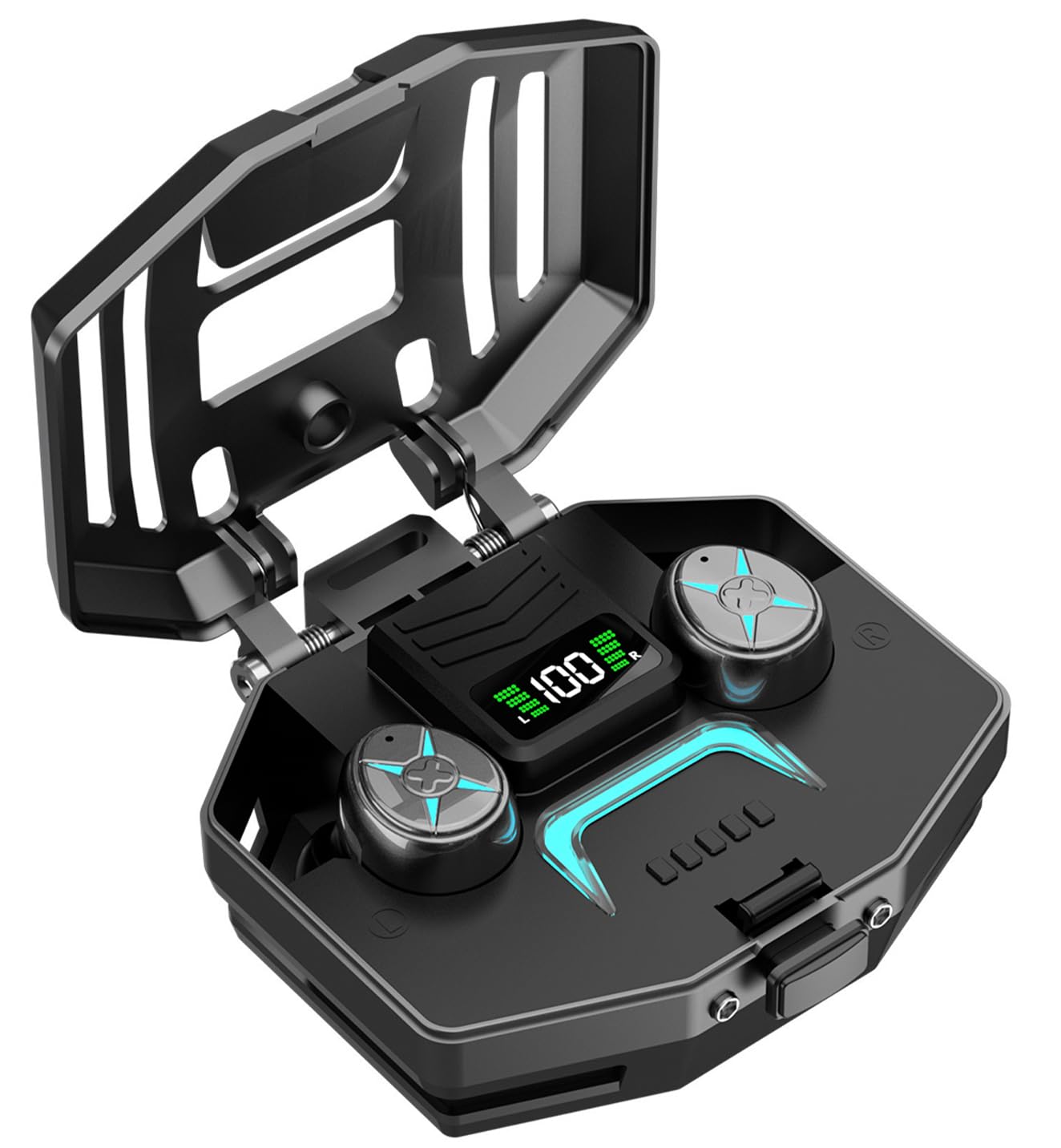 True Wireless Earbuds, 2024 Bluetooth Headphones 5.3 Earbuds, Waterproof Touch Control Ear Buds in-Ear Built-in Mic, with LED Power Display, IP7 Waterproof Earphones Sport Headset - Model 22