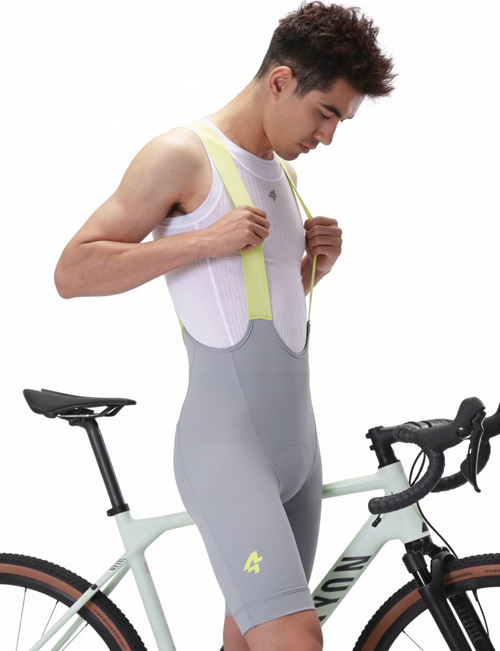 LAMEDA Culote Corto Ciclismo para Hombre UPF50+ Pantalones Ajustados Cortos MTB y Carretera Transpirable Fresco Verano