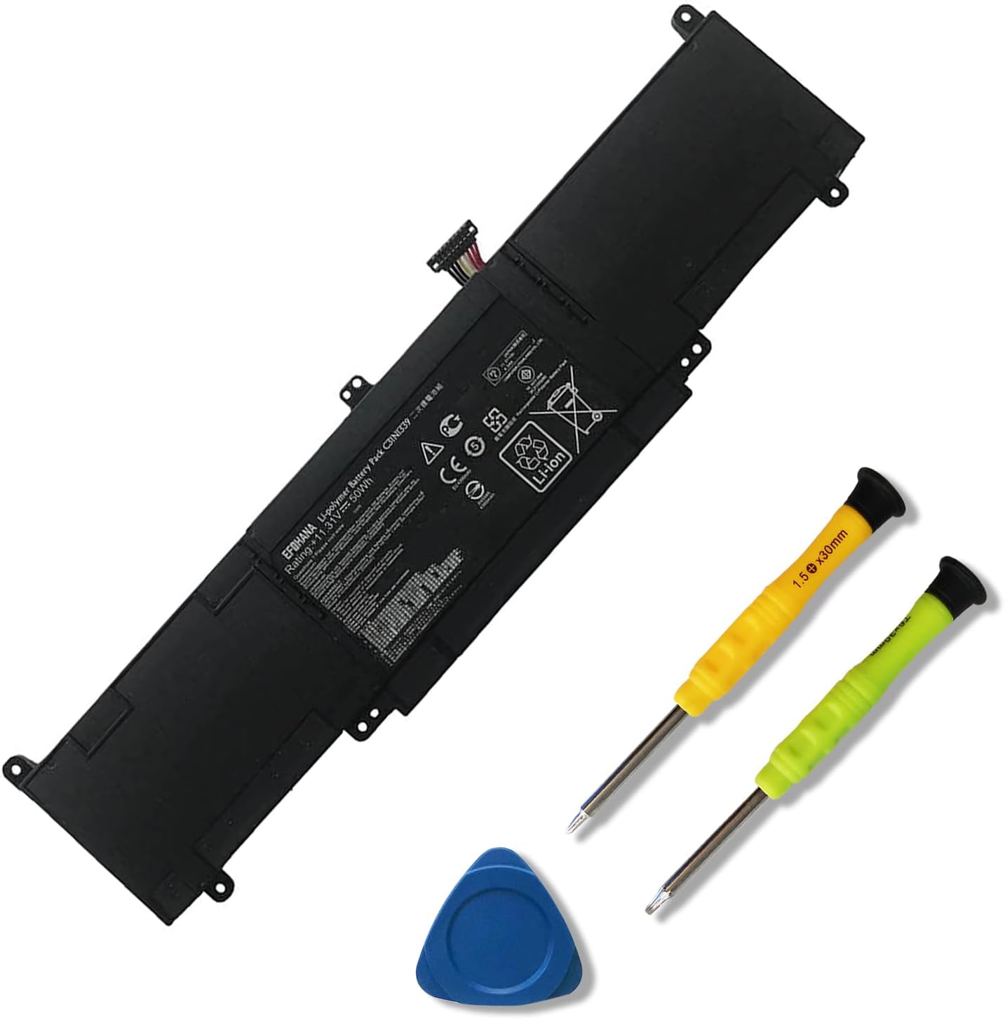 C31N1339 Laptop Battery Replacement for ZenBook UX303 UX303L UX303LA UX303LB UX303LN UX303UB Q302L Q302LA TP300L Series Notebook 0B200-9300000 3ICP7/55/90 11.31V 50Wh 4300mAh