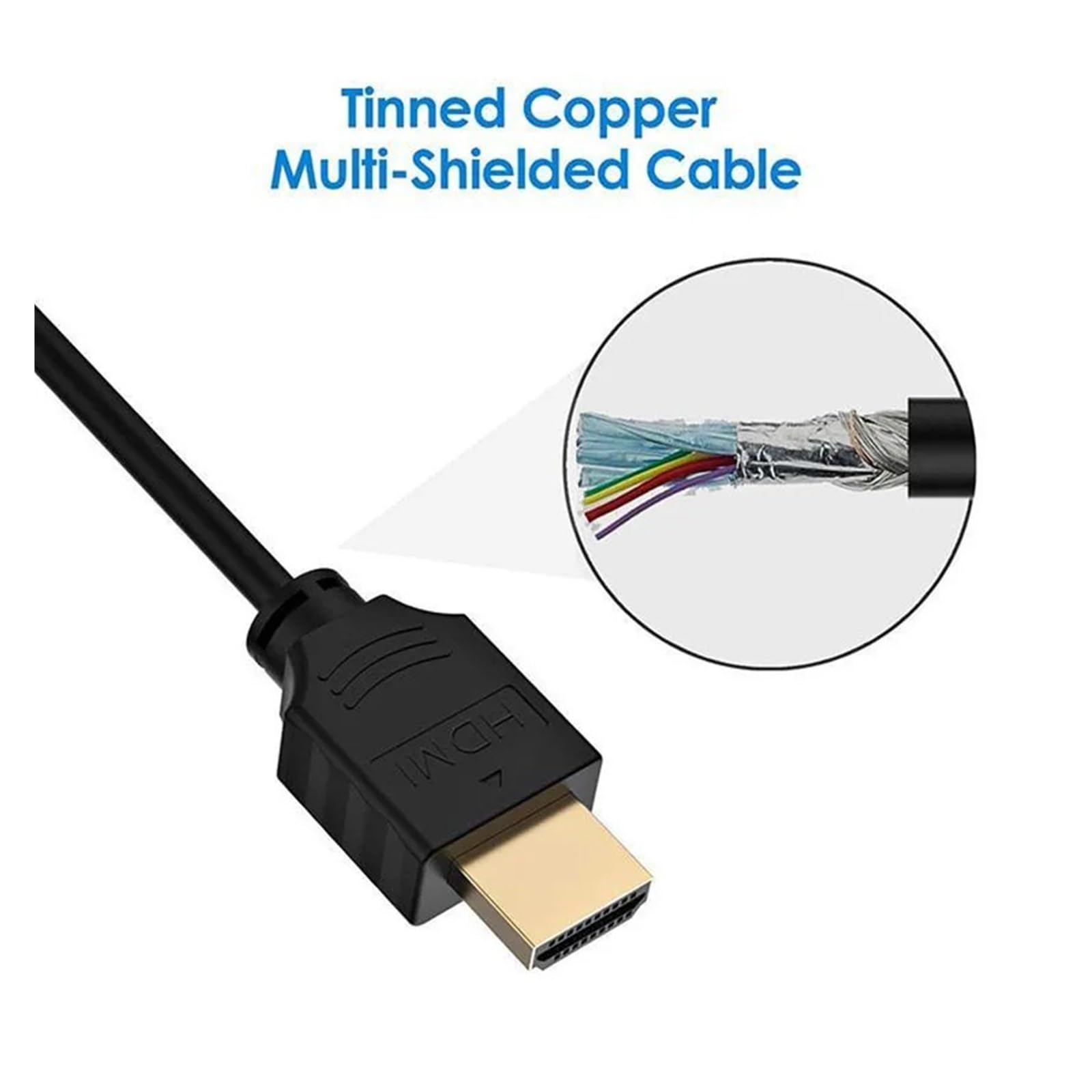 Cavo Di Prolunga Compatibile HDMI Da 3 M 0,3 M 1 M Maschio A Femmina 4K 3D 1.4 V Cavo Prolungato HDMI for TV HD LCD Laptop PS3 Proiettore(1.5m)