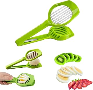 Egg Slicer Multi Purpose NON-STICK Slicer Kitchen Tools Kiwi Strawberry Egg Fruit Cutter MINI Design