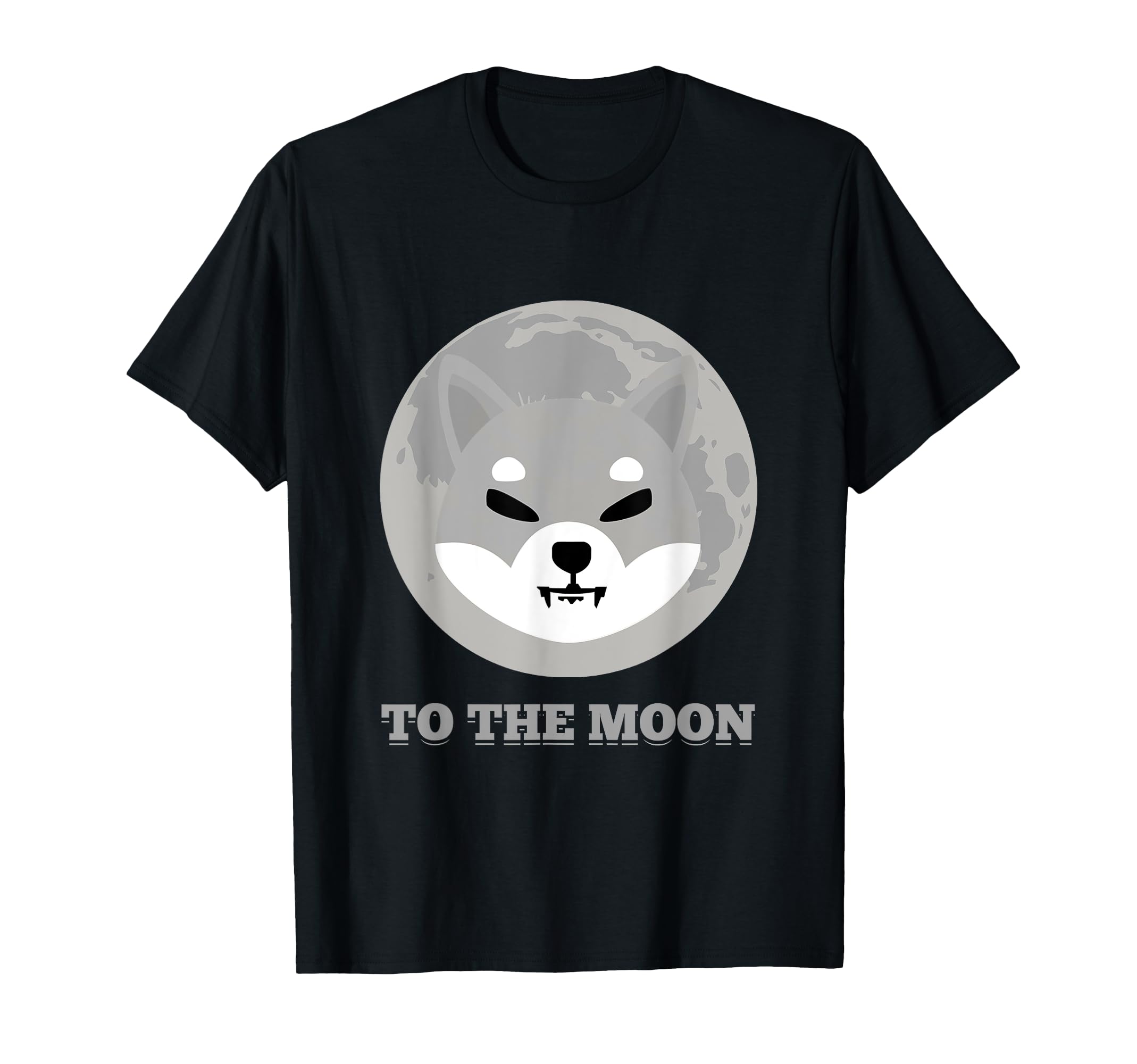 Shiba Inu To The Moon Funny Blockchain Crypto Currency HODL T-Shirt