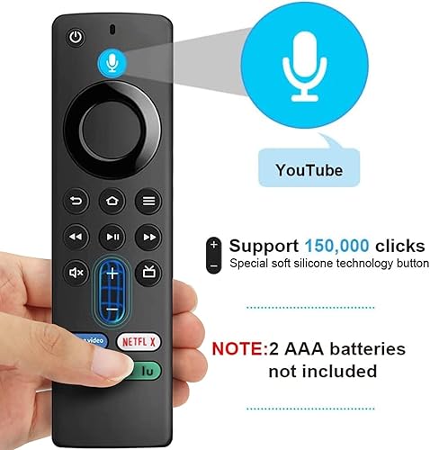 Miniatura 4 de Control remoto de voz de repuesto L5B83G con control remoto F Stick compatible con televisores F Stick 4KMaxLiteCubitos, etc. No es para televisores