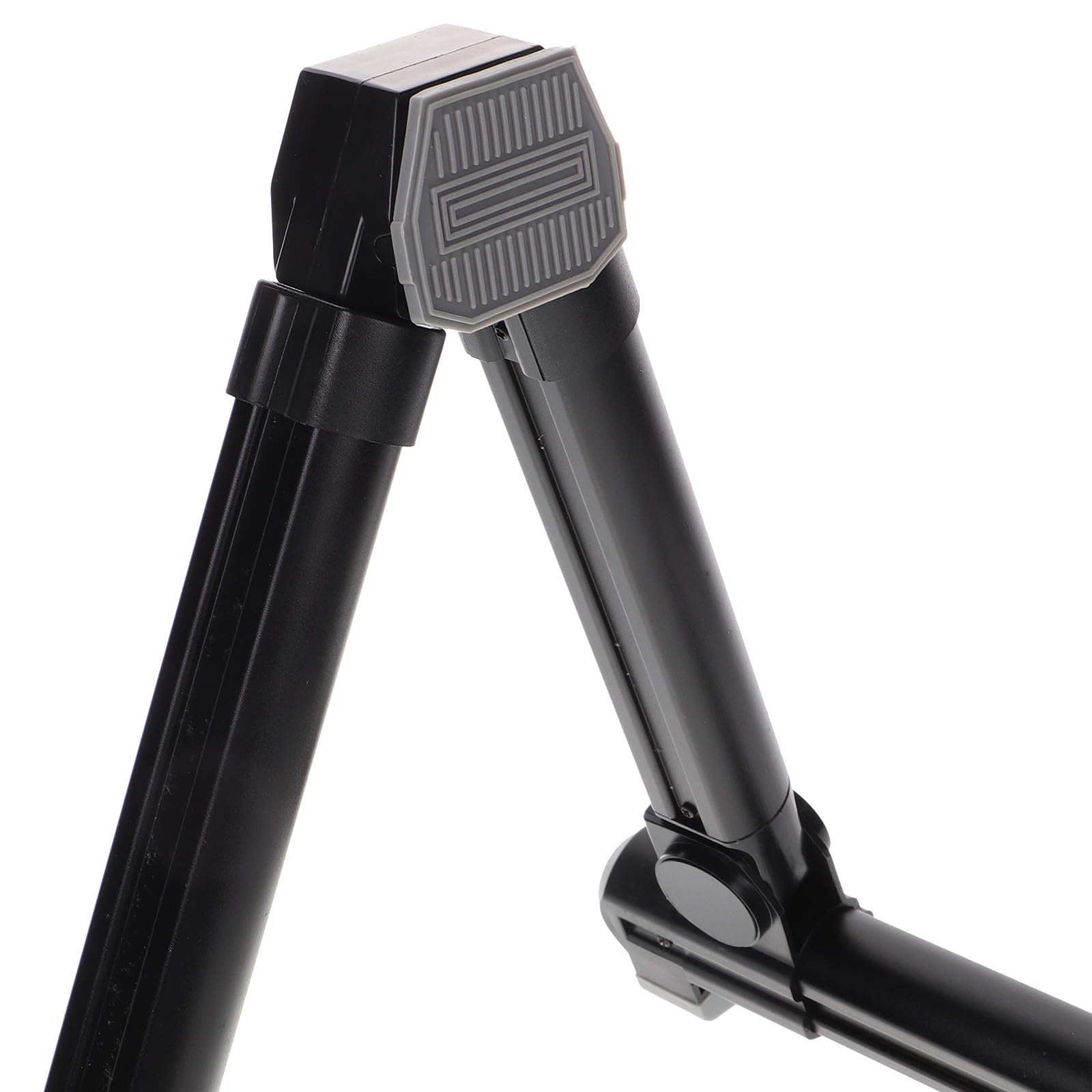 GLEAVI Supporto per Chitarra da Terra Pieghevole in Lega di Alluminio e Silicone, Stabile e Facile da Trasportare, Adatto a Basso Elettrico e Chitarra Acustica per Musicisti
