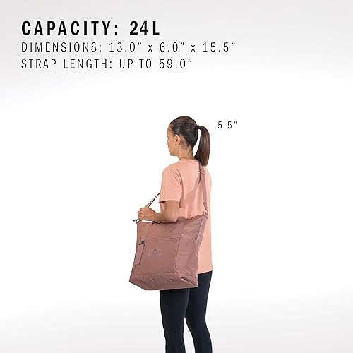 Miniatura 5 de adidas Bolso grande para mujer, bolsa de gimnasio con correa para el hombro, Negro2.0, All Me Tote para mujer, bolso cruzado grande con correa para