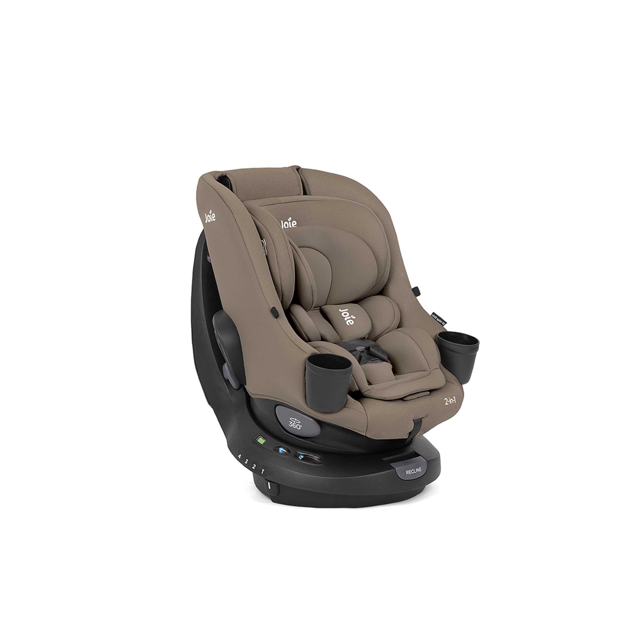 Chili Spin SI Rotating 2-in-1 Convertible Car Seat, Rear and Forward-Facing, No-Rethread Harness, Tested for Safety Standards (Mocha)
