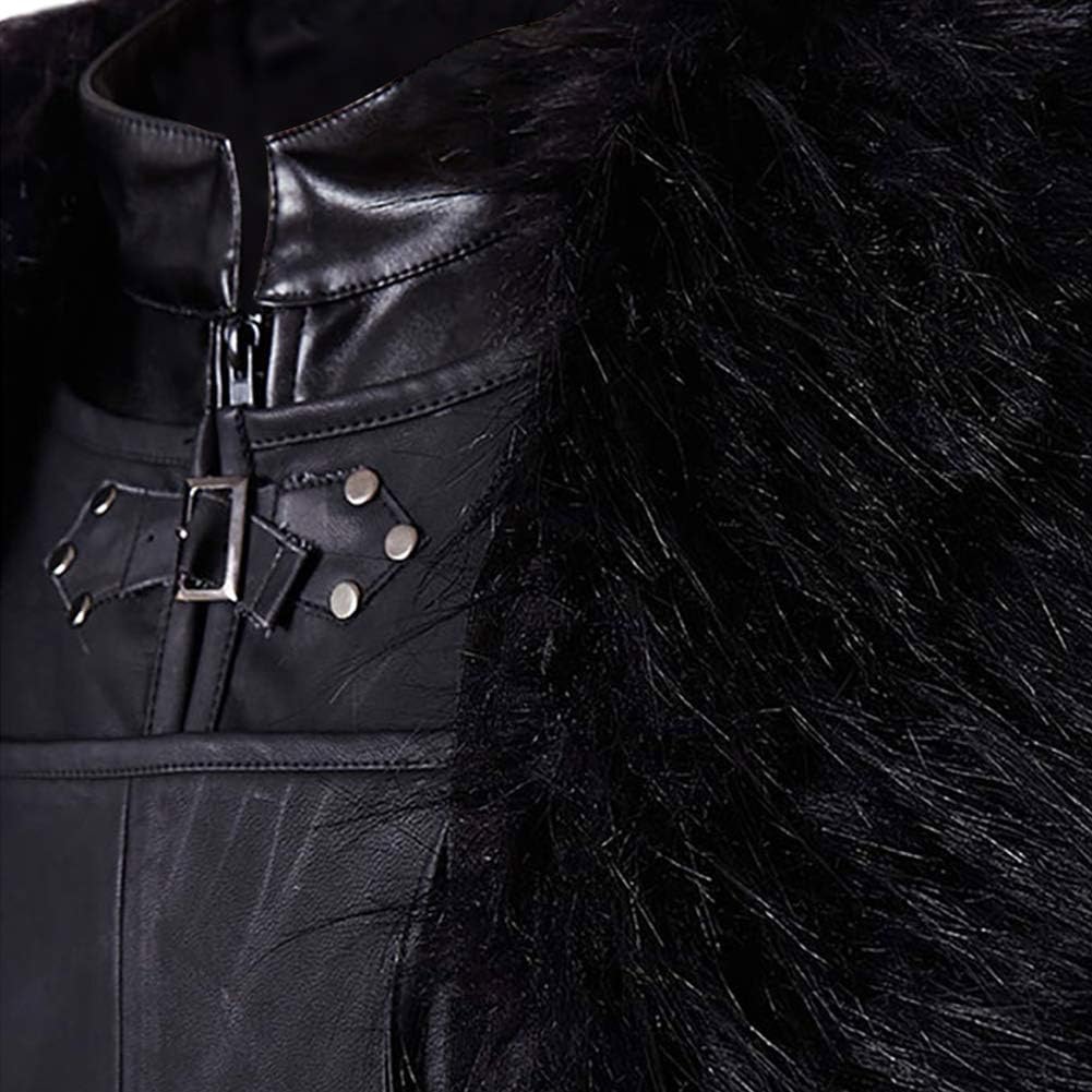 Mens Halloween Cosplay Costume Black Cloak Outfits Suit