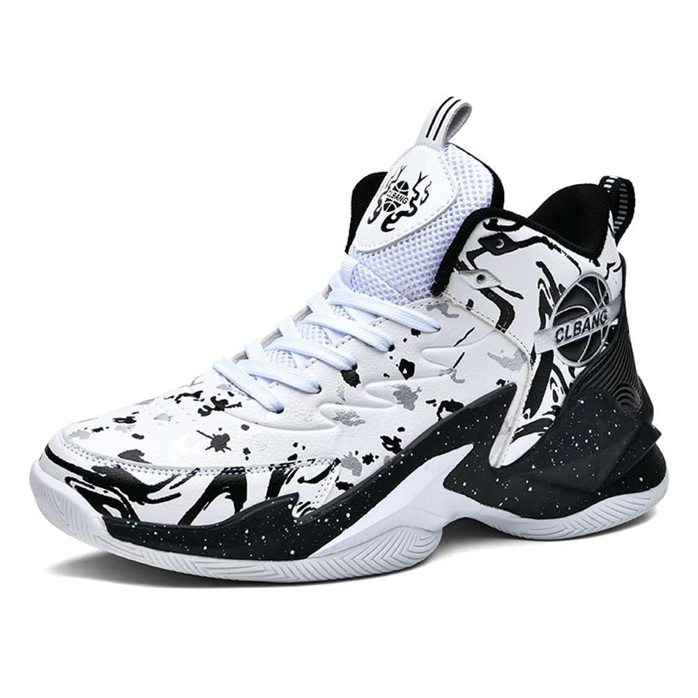 WELRUNGUnisex Basketball Shoes Breathable Non Slip Running Athletic Cushion Sports Fashion Sneakers