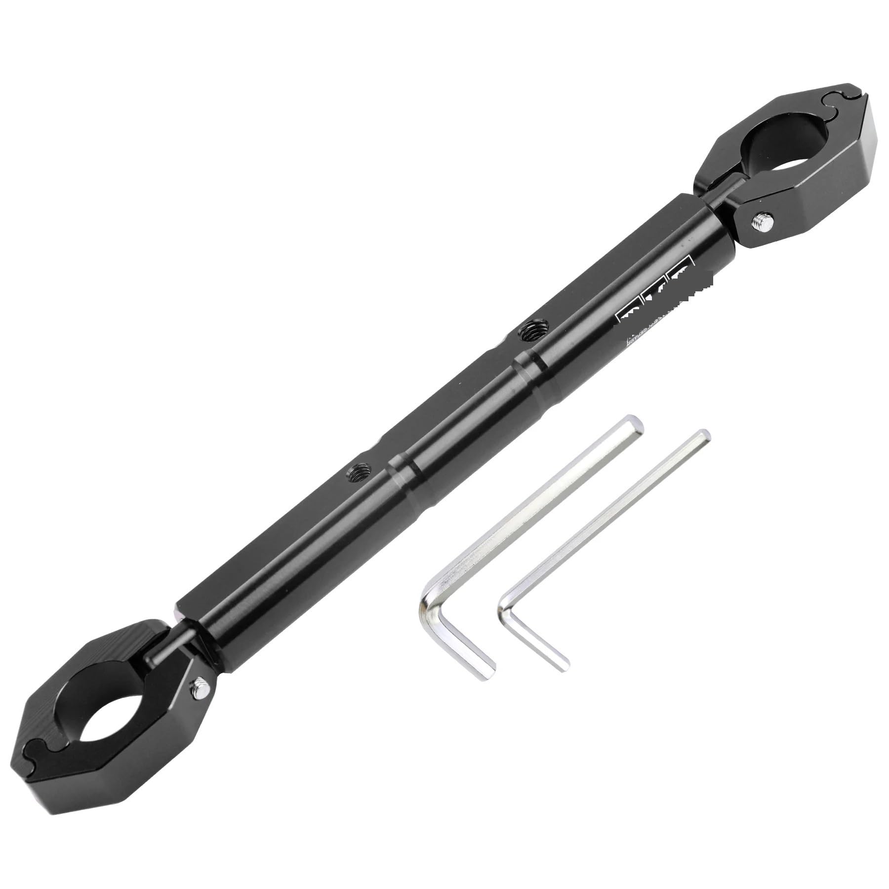 manubri moto Barra di equilibrio rinforzata per moto regolabile universale | Set barra traversa con morsetto estensore manubrio per moto CNC da 22 mm