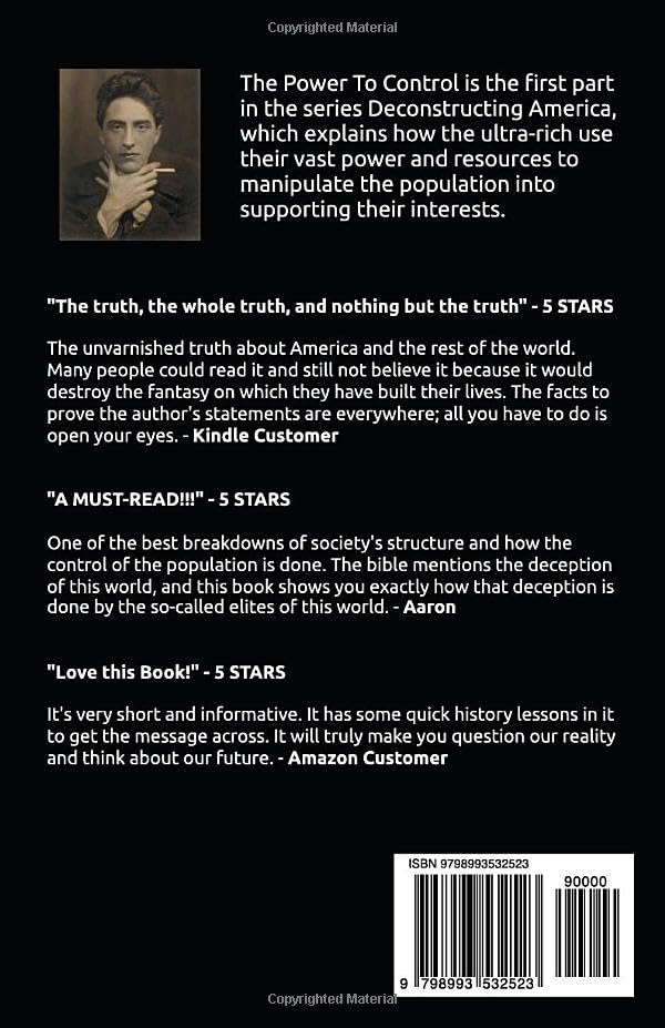 The Power To Control: How the Elite Conspire Against You (Deconstructing America) - Image 2