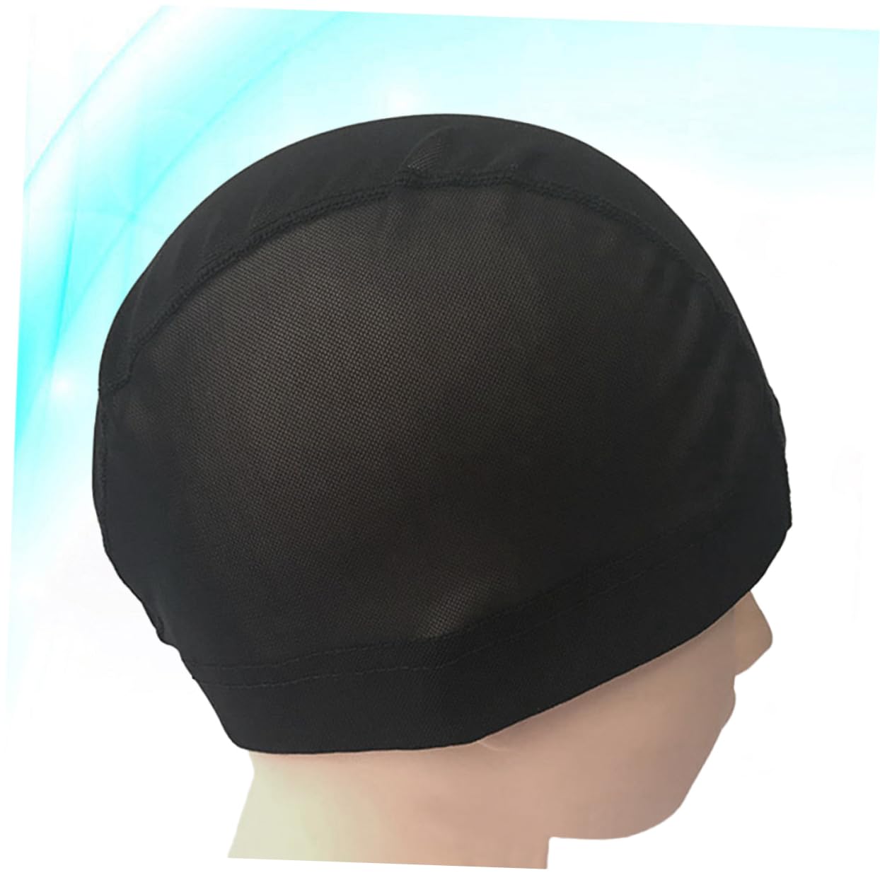 Baluue Elastic Stretchy Wig Making Cap Black Weaving Net Cap Spandex Mesh Wig Cap Unisex Wig Cap Glueless
