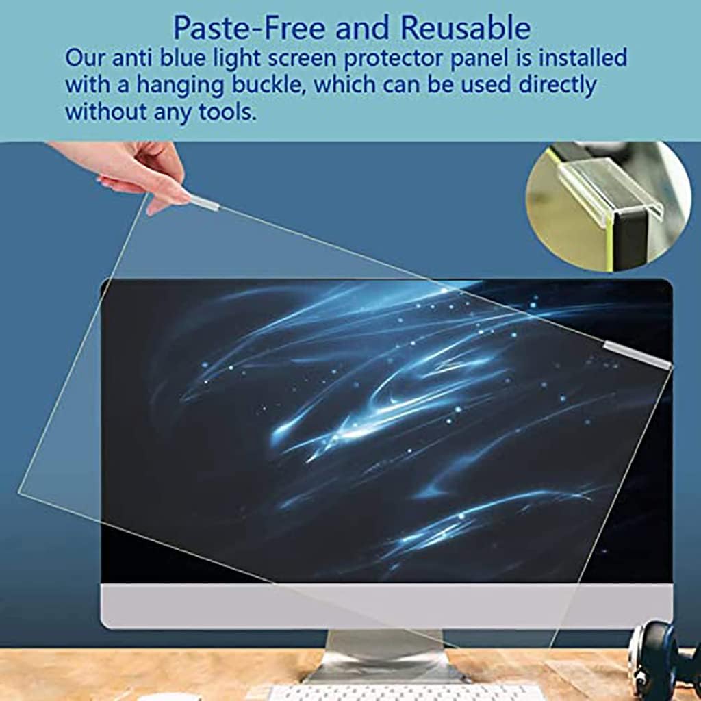 Hanging Type Anti Blue Light Screen Filter, 11.6-32 Inch For Computer Monitor,Widescreen Monitor Frame Hanging Type,PC Monitor Eye Protection ​Filter Film(11.6"(285 * 178mm))