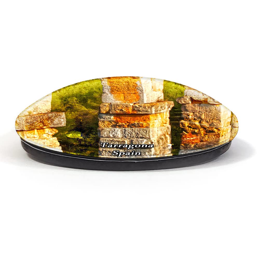 Calamita Tarragona Spagna - Souvenir 3D In Resina Dipinta A Mano Per Frigorifero