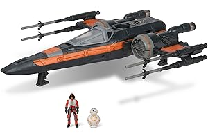 STAR WARS Micro Galaxy Squadron Poe Dameron's T-70 X-Wing Fighter