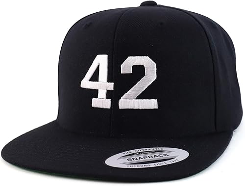 Miniatura 10 de Moda Ropa Tienda Número 42 Hilo Blanco Bordado Bill Snapback Gorra De Béisbol