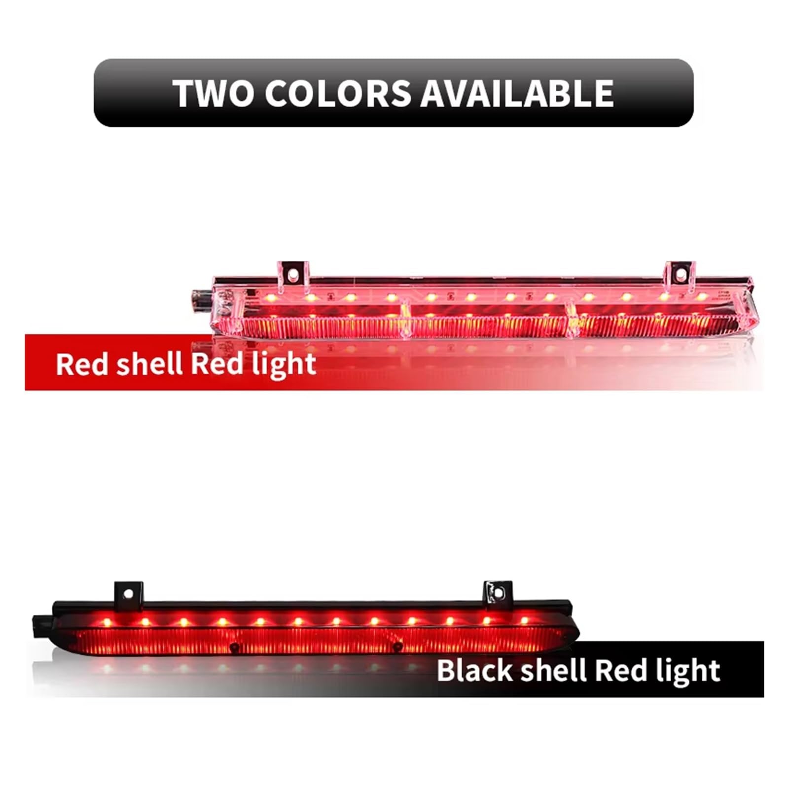 Terza luce freno posteriore 1×per BMW Per MINI Per Cooper 06-13 Per Countryman R60 10-16 Montaggio A LED Fanale Posteriore Auto Arresto Avvertimento Lampada Terza Luce Stop A LED(Black Lens)