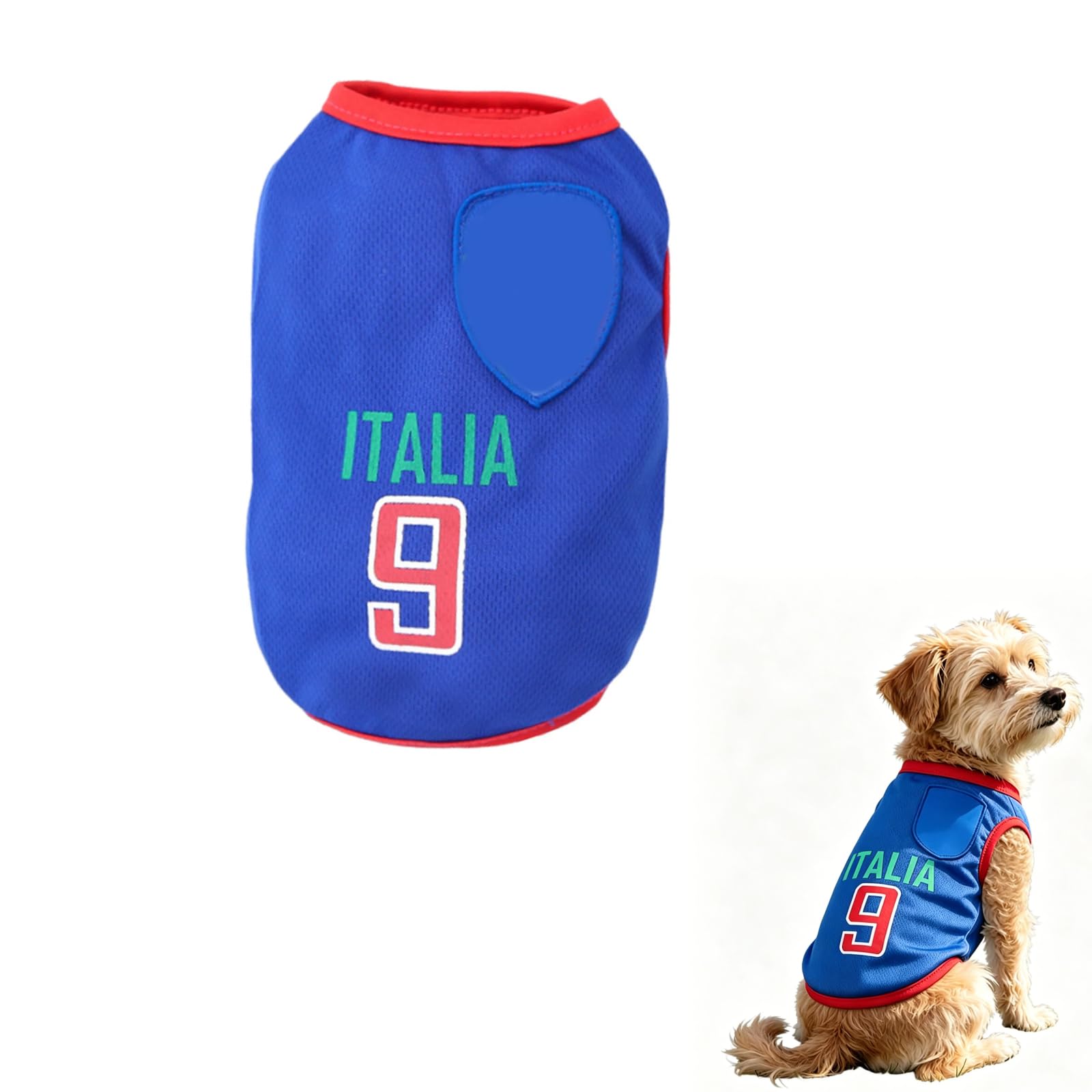 Soccer Jersey for Dogs Soccer T Shirt Sports Soccer National Team Vest Football Jersey Costume Summer Puppy Sleeveless Outfit