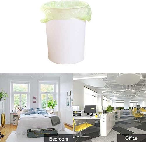 Miniatura 7 de Bolsas de basura biodegradables, bolsas de basura biodegradables de 4 a 6 galones, bolsas de basura degradables, bolsas compostables, bolsas de