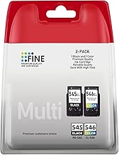 YesInk PG-545XL CL-546XL Cartucce di ricambio per Canon 545 546 Canon PG-545 CL-546 Canon 545 546 Multipack per Canon Pixma MX495 MX490 iP2850 (1 x nero, 1 x tricolore)