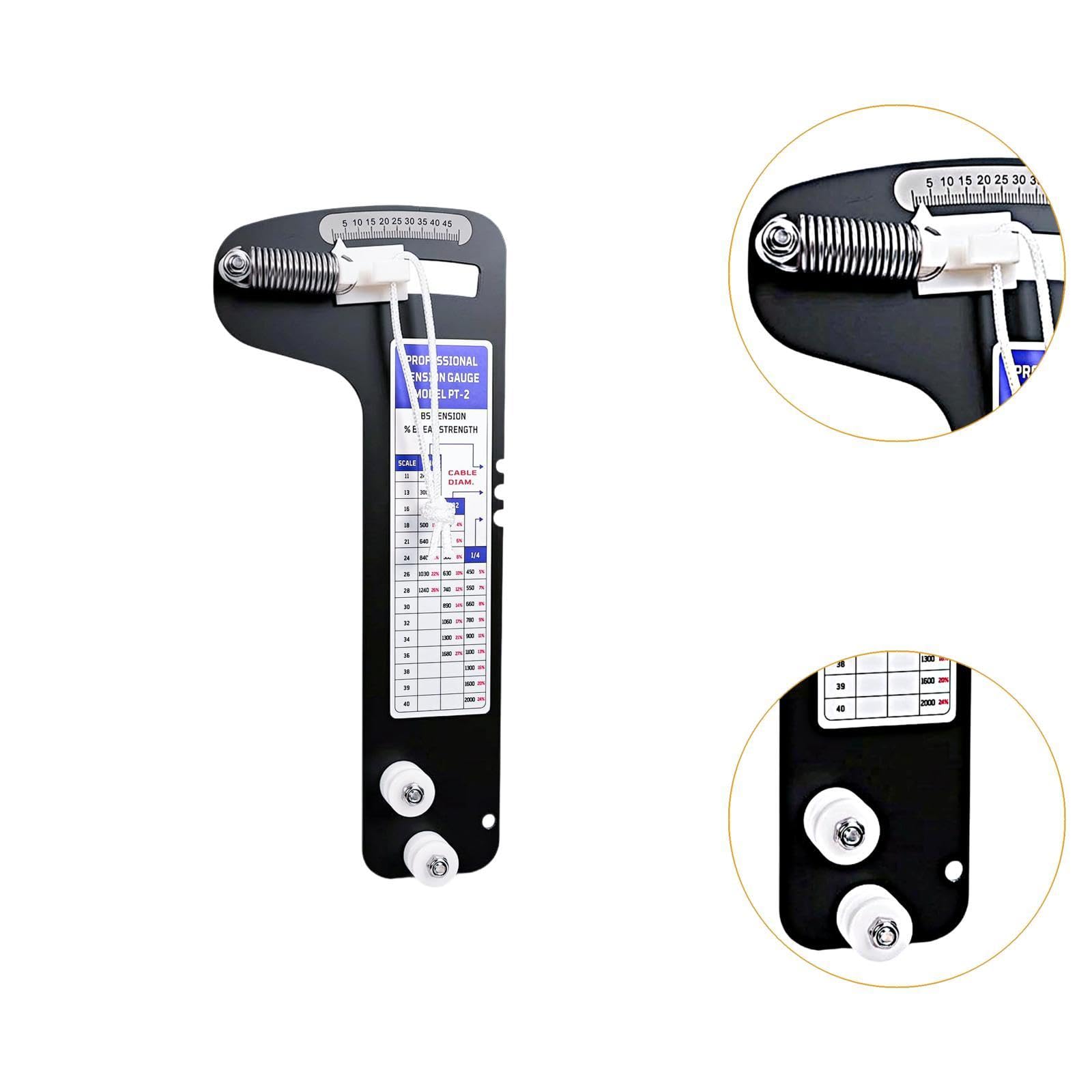 Generic Tendicavo per attrezzatura velica, multifunzionale, preciso, ad alte prestazioni, compatibile con accessori per misuratori di tensione, 2000 Libbre