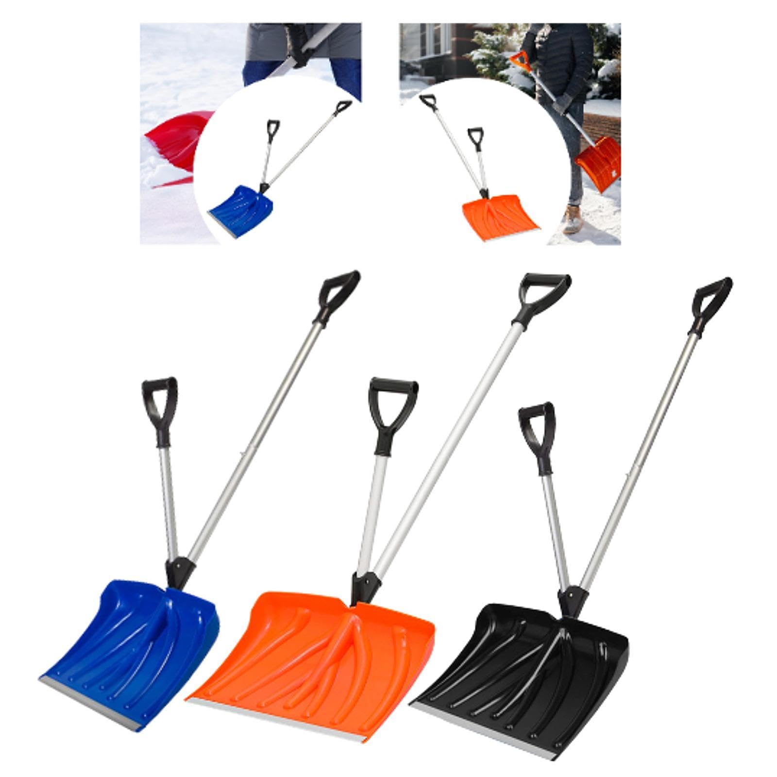 THE STYLE SUTRA Snow Shovel Ergonomic Grain Shovel Sturdy Heavy Duty for Patio Garage Stairs Blue-image-35
