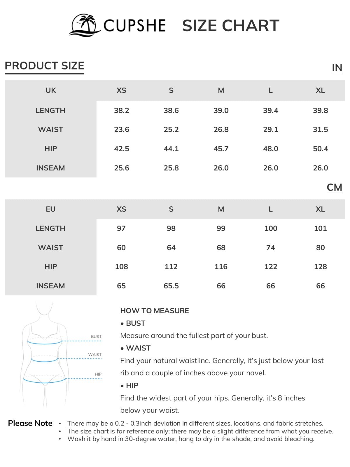 CUPSHE Pantaloni da donna a gamba larga, a righe, a vita alta, con coulisse, pantaloni a palazzo, estivi, spiaggia, vacanze