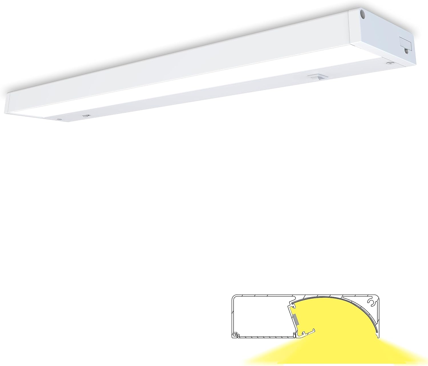 AKIHE 12 inch Plug in or Hardwire LED Indirect Under Lights,3