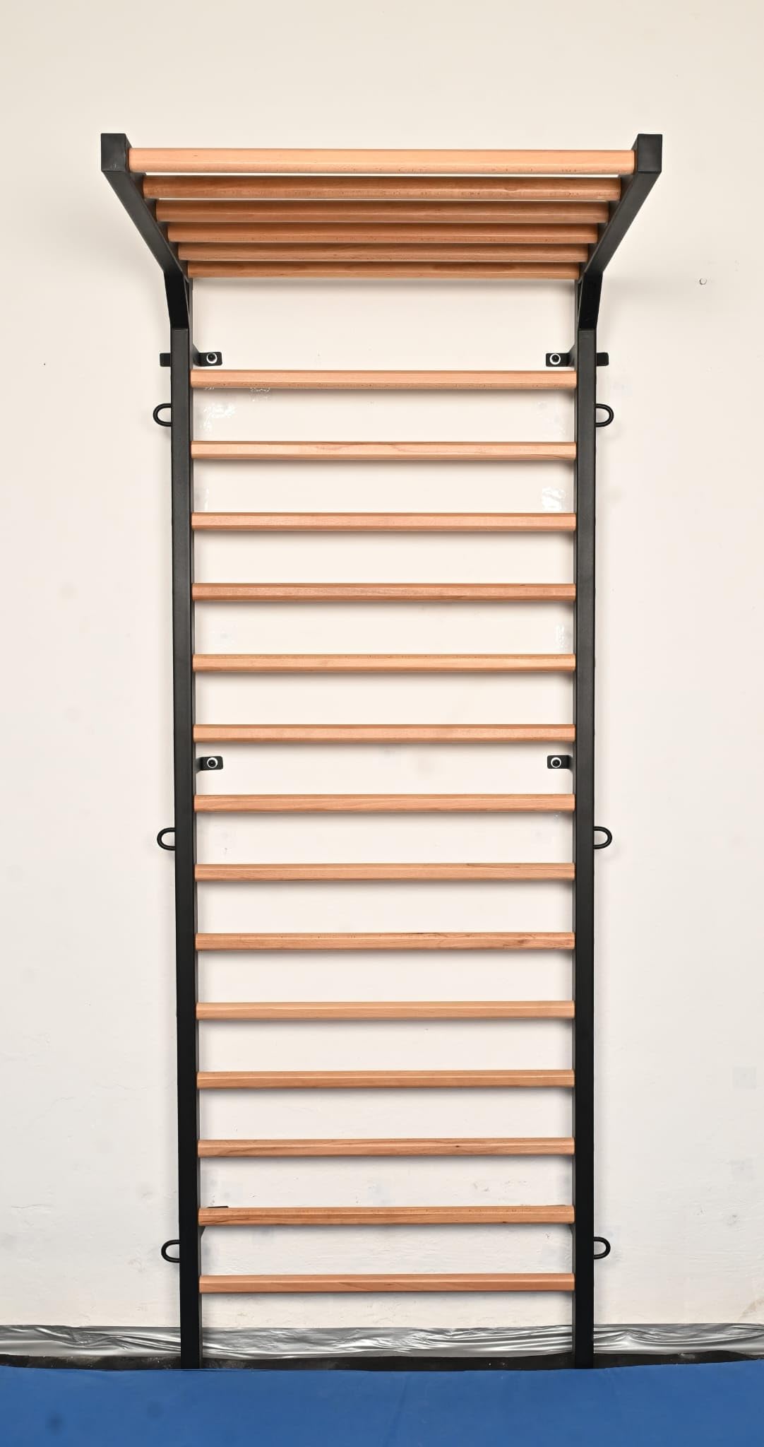 ARTIMEX spalliera in Metallo/Legno per Terapia Fisica e Ginnastica - utilizzato in Case, palestre, cliniche e Centri Fitness - 240x90 cm, Modello Spartan, codice 277