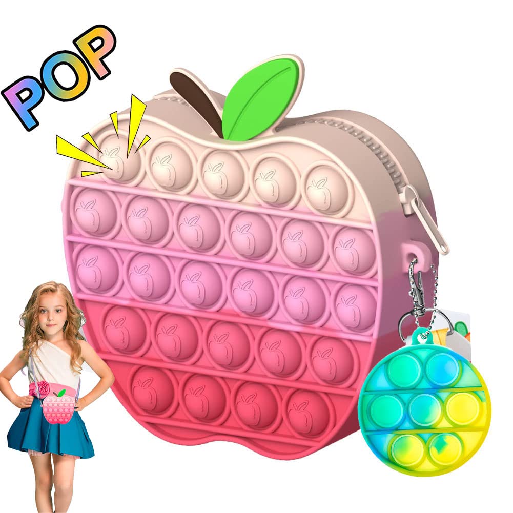 Buy Pop Purse Fidget Toys Bag for Girls and Women, 2 in 1 Pop Shoulder
