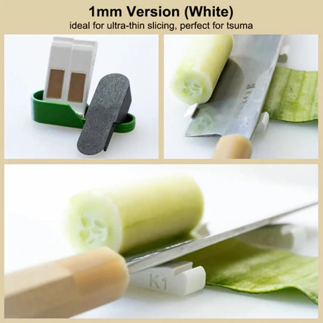 Ultrathin Sectioning Aid, Multifunctional Ultrathin Sectioning Aid Creative Kitchen Tool, Thin Slicing Aid Tool for Fruits and Vegetables (1+2+3mm slice)