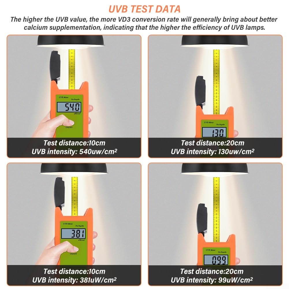 Misuratore Di Luce UV Portatile - Tester UVA/UVB Con Display LCD, Per Lampade UV E Sole, Range 0-40 MW/cm² - Foto 6